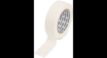 Afplaktape Wit 36 mm × 50 m – Schilderstape Met Watergedragen Lijm – Verwijderbaar Zonder Lijmresten – Voor Schilder- En Afplakwerk [11086B]