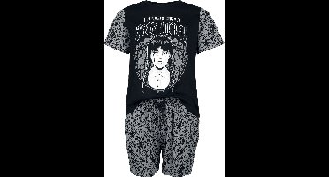 Wednesday Wednesday - I Do My Best Work in the Dark Pyjama zwart Katoen -