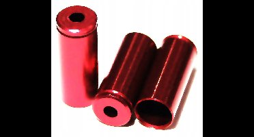 Prox Aluminium Eindkap Armor Tandwielen 4mm Rood