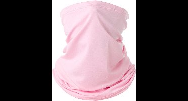 Scoby - Mondbescherming Col - Nekwarmer - Bandana - Hoofdband - Wintersport - Licht Roze