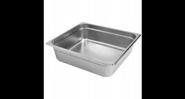 Mega-M Professionele GN 2/3 Bak - 35,4x32,5 cm - Diepte 100 mm - RVS - Gastronorm Container - Roestvrij Staal - Onmisbaar voor Horeca & Catering