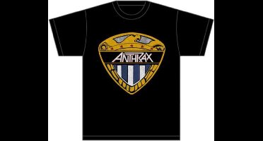 Anthrax - Eagle Shield Heren T-shirt - M - Zwart