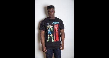 Anthrax - I Am The Law Heren T-shirt - L - Zwart