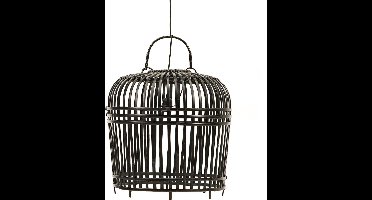 Hanglamp Bamboe Klein - zwart
