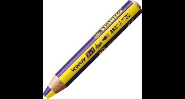STABILO woody 3in1 duo Multitalent Potloden - Geel/Violet