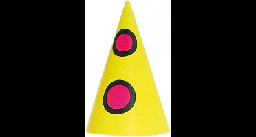 Folat Bumba Feesthoedjes - 16x stuks - papier/karton - verjaardag hoedjes - voor kinderen