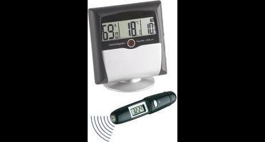 TFA Dostmann MS-10 Luchtvochtigheidsmeter (hygrometer) 1 % Hrel 99 % Hrel Set hygrometer + infrarood-thermometer