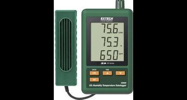 Extech SD800 Multidatalogger – Temperatuur, Koolstofdioxide, Luchtvochtigheid – 0 tot 50 °C – 10 tot 90 %