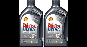 Shell Aanbieding: 2 X Helix Ultra 5W40 1L