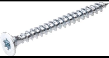 Hoenderdaal 0206.01.25101 Spaanplaatschroef - Platkop - Staal - Verzinkt - TX20 - 4 x 25mm (200st)