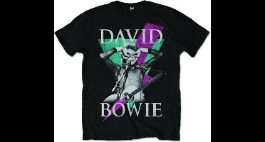 David Bowie - Thunder Heren T-shirt - L - Zwart