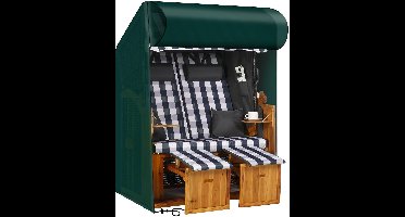 Boraboi ® Waterdichte, Winddichte en UV-bestendige Strandstoel Beschermhoes van Opgewaardeerde PE-stoffen, Groen, 135x105x175/140 cm