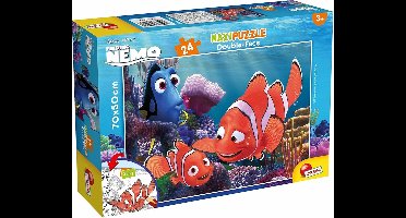 Lisciani - Nemo - Double face - Puzzel Maxifloor - 24 stukjes