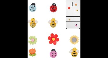 Ronte - Grappige decoratieve magneten voor koelkasten, whiteboards en wasmachines - Set van 10 stuks