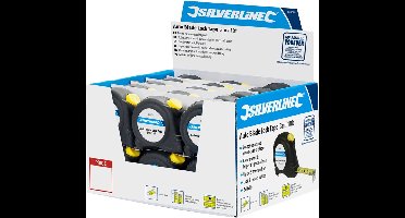 Silverline Rolmaten met automatische vergrendeling - krasbestendig - 3 meter x 16 mm - 30 stuks
