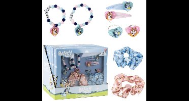 Bluey Happy 8-delige haaraccessoire- en sieradenset