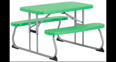 Lifetime® Kinder Picknicktafel Opvouwbaar - binnen en buiten - Groen