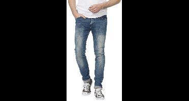 Petrol Industries Heren Jeans Slim Fit Seaham - Spijkerbroek - Essentials Collection - Blauw - Maat W36L34
