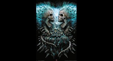 Spiral Flaming Spine - Maxi Poster