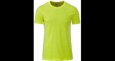 James and Nicholson - Heren Standaard T-Shirt (Zuurgeel)
