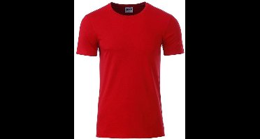 James and Nicholson - Heren Standaard T-Shirt (Red)