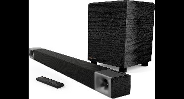 Klipsch Cinema 400 2.1 SOUNDBAR + 8 INCH DRAADLOZE SUBWOOFER