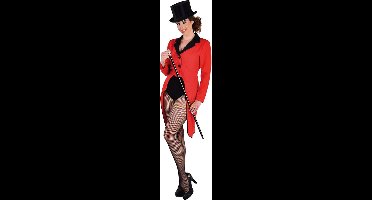 Dans & Entertainment Kostuum | Circus Slipjas Dressuur Ankie Rood Vrouw | Medium | Carnaval kostuum | Verkleedkleding