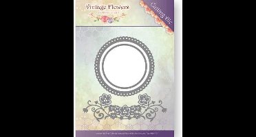 Mal  - Jeanine's Art - Vintage Bloemen - Bloemen en Cirkels