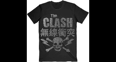 The Clash - Skull & Crossbones Heren Tshirt - L - Zwart