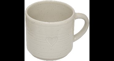 Set van 2 mokken met hartjesmotief ADELE