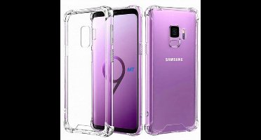 GREEN ON Anti Burst Case geschikt voor Galaxy S24 FE - Doorzichtig