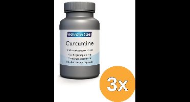 3x Nova Vitae Curcumine met zwarte peper extract (60 vega capsules)