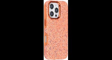 TUNIQ telefoonhoesje voor Apple iPhone 16 Pro - glitter - Oranje