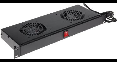 Delta - Ventilatorpaneel - 19 inch - Zwart - 230VAC