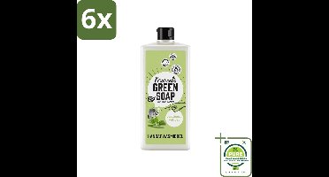 Marcel's Green Soap - Afwasmiddel - Basilicum & Vetiver Gras - Plantaardig & duurzaam - 500 ml - Voordeelverpakking - 6 stuks - Afwasmiddel - Plantaardige zeep