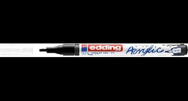Edding 5300 Acrylic marker - fijne punt - zwart