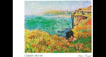 Kunstdruk Claude Monet - Falaise à Varengeville 70x50cm