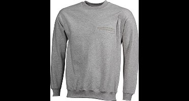 James and Nicholson Heren Ronde Zak Sweatshirt (Asgrijs)