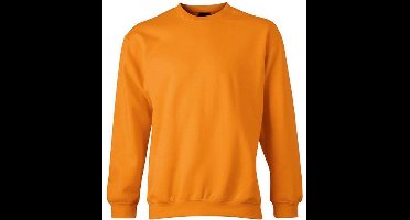 James and Nicholson Unisex Round Heavy Sweatshirt (Oranje)
