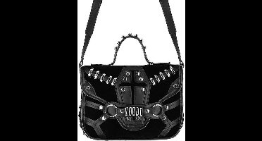 Restyle - Coffin Purse Handtas - Zwart