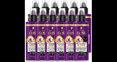 12 x Gliss - Scalp & Root Activator - Siliconenvrij - Voor Gezonde Hoofdhuid - 100 ml - Voordeelverpakking - 12 stuks