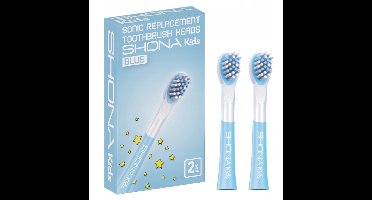 SHONA kido VISION blue sonische opzetborstels - Origineel - 2 stuks