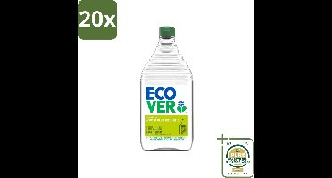 20 x Ecover - Afwasmiddel - Citroen & Aloë Vera - 950 ml - Wasstrips - Afwasmiddel Citroen Aloë Vera - Natuurlijk Afwasmiddel - Plantaardig Afwasmiddel - Duurzaam Afwasmiddel - Huidvriendelijk Afwasmiddel