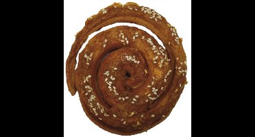 Hondensnack Croci - Kaneelbroodje Kip 11,5 cm - Runderhuid met Sesamzaad