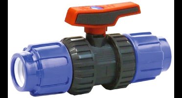 PE Koppeling 25mm met Kogelkraan - Drinkwater Geschikt