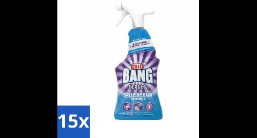 Cillit Bang – Schoonmaakspray – Badkamerreiniger – 750 ml - Bulkverpakking - 15 stuks