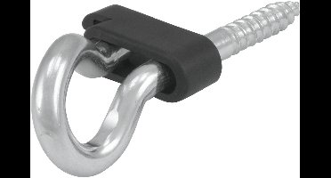Starx Schommelhaak met Houtdraad - Lengte 130 mm - Verzinkt Uitgevoerd - Maximale Belasting 175 kg bij Montage met Plug van 14 mm - Geschikt voor Bevestiging van Schommels - Kleur Zilver