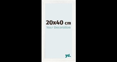 Your Decoration - Fotolijst 20x40 cm - MDF - Wit Geveegd - Pisa