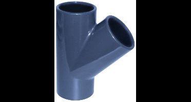 PVC-U 45°T-stuk mof 63 mm PN10