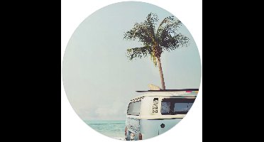 Glasschilderij Summer Vibe - Ø 50 - Glas - REINDERS